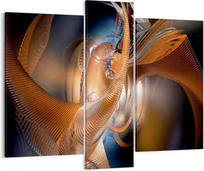 Produktbild von Bild auf Leinwand - Leinwandbild - Grafik konzept abstraktion - 95x80cm - Wand Bild - Wanddeko - Leinwanddruck - Bilder - Kunstdruck - Wanddekoration - Leinwand bilder - Wandkunst - CB95x80-2332