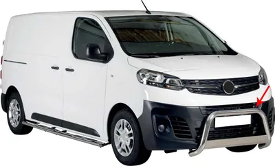 Image de Pare-buffle Avant pour Opel Vivaro 2019-2025 63 mm en Acier Gris