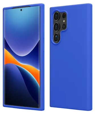 Produktbild von kwmobile Handyhülle für Samsung Galaxy S24 Ultra Hülle - Case Silikon - Kabelloses Laden - Schutzhülle Cover in Baltik Blau