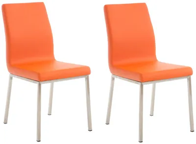 Produktbild von 2er Set Esszimmerstühle Colmar orange