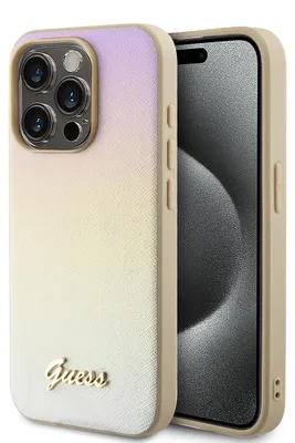 Obrázek produktu pro Pouzdro Guess GUHCP15XPSAIRSD pro iPhone 15 Pro Max 6,7", zlaté, zlatá barva