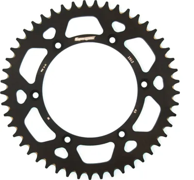 Produktbild von Alu-Kettenrad Supersprox 520 - 49Z (schwarz) RAL-1512:49-BLK|ID 136,0 LK 156,0 6-Loch