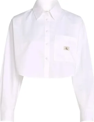 Image de Calvin Klein Chemise Femme Blanc : Taille - S Taille : S