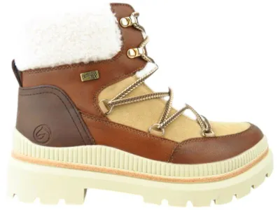 Imagen del producto de Botines de cordones para mujer en colores lisos