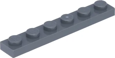 Produktbild von Lego® 1x6 Platte 3666 - 250 Stück Dunkelgrau