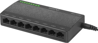 Zdjęcie produktu dla Lanberg DSP1-1008, Nie zarządzany, Gigabit Ethernet (10/100/1000), Pełny dupleks