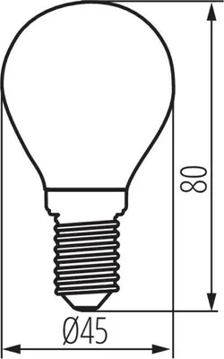 Obrázek produktu pro Kanlux S.A. 35277, 6 W, 60 W, E14, 806 lm, Bílá