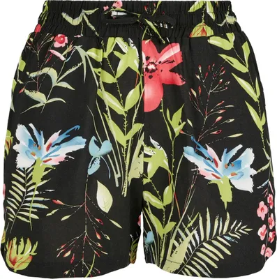 Produktbild von Urban Classics Ladies - RESORT Shorts tropical - XL