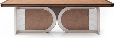 Produktbild von Moderner brauner Holz-Konferenztisch in elegantem Design