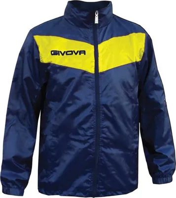 Produktbild von Sportjacke Givova Rain Blue-Giallo Blue