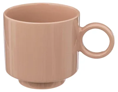 Produktbild von Teebecher mit rundem Griff RETRO, 380 ml