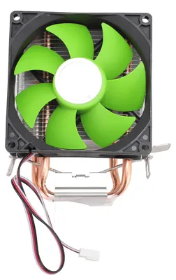 Zdjęcie produktu dla Chłodzenie procesora z podwójnymi rurkami cieplnymi, wentylatorem o wydajności 48 CFM zasilanym napięciem 12 V DC, cichą pracą i łożyskiem hydraulicznym, przeznaczony do procesorów Intel LGA 775, 1150, 1151, 1155, 1156 i 1200 – wersja bez podświetlenia