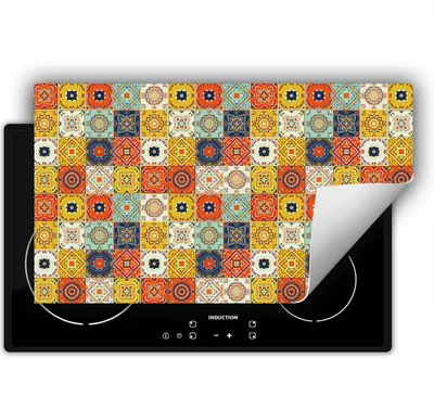 Zdjęcie produktu dla DarHaus płyta kuchenna 90x52 cm mata antypoślizgowa zwijana, kolory - mozaika