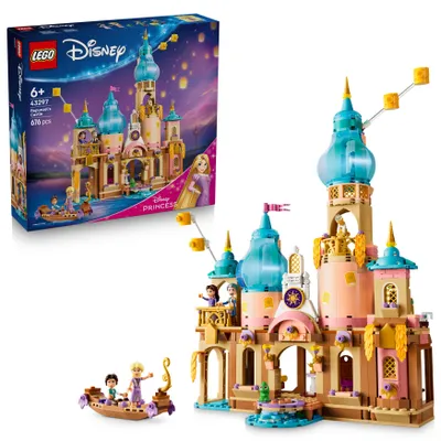 Produktbild von LEGO ǀ Disney Princess Rapunzels Schloss - Ausstellungsmodell mit 4 Mini Puppen, Pascal Figur und Zubehör - Geburtstagsgeschenk für Mädchen ab 6 Jahren und Fans von „Rapunzel - Neu verföhnt“ - 43297