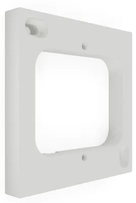 Productafbeelding van DoorLine inbouwframe, kleur: wit, van Telegärtner Elektronik, voor wandmontage