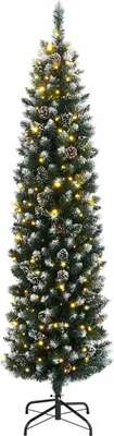 Obrázok produktu pre vidaXL Umelý vianočný stromček slim 300 LED diód 180 cm