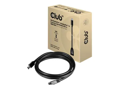 Zdjęcie produktu dla CLUB3D CAC-1121, 1 m, Mini DisplayPort, DisplayPort, Męska, Żeńska, 7680 x 4320 px