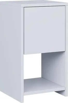 Produktbild von Nachttisch Vicco Evo Weiß 30 x 55 cm mit Schublade, Model 56387