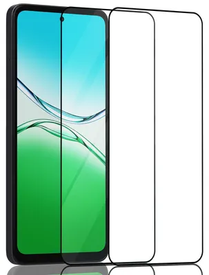 Produktbild von 2-Pack Oppo A5 2025 Displayschutzfolie - Gehärtetes Glas 9H - Super Qualität 3D