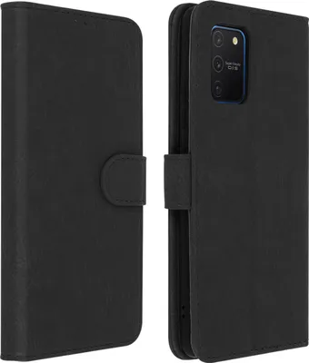 Produktbild von Flip Cover Geldbörse, Klappetui Kunstleder für Samsung Galaxy S10 Lite – Schwarz