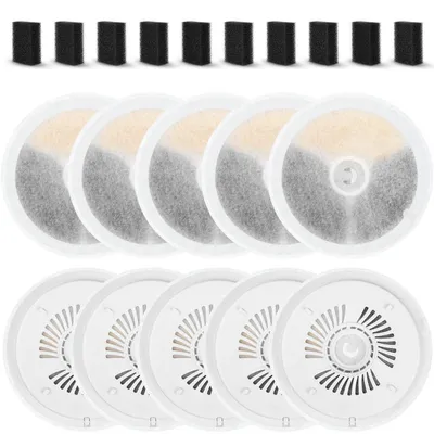 Produktbild von Katzenbrunnen Filter 10er Set mit 10 Schwammfiltern für Petkit Solo SE/2/3 Pro/2s