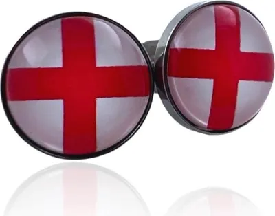 Produktbild von Flaggen Ohrringe Ohrstecker 316L Chirurgenstahl mit England Fahne