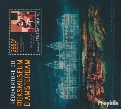 Produktbild von Briefmarken Zentralafrikanische Republik 2013 Mi Block 1073 (kompl. Ausgabe) postfrisch Reichsmuseum