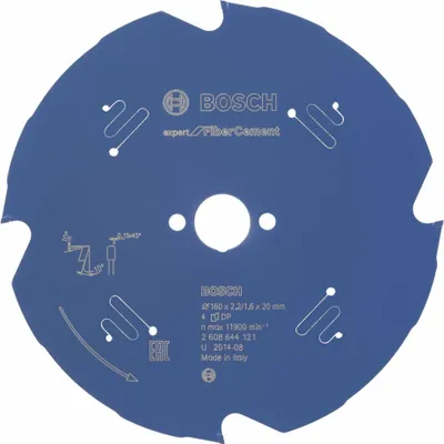 Immagine prodotto di Bosch Expert for Fiber Cement - Lama circolare - per fibrocemento - 160 mm - 4 denti