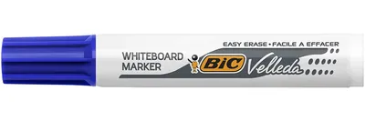 Zdjęcie produktu dla BIC Velleda 1791, 12 szt., Niebieski, Końcówka ścięta, Niebieski, Biały, Plastik, Średni