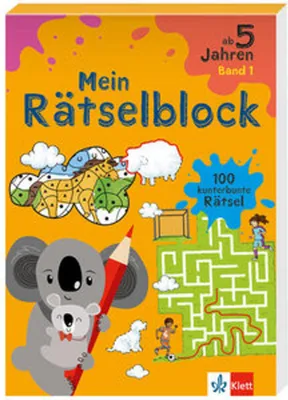 Image de Klett Mein Rätselblock ab 5 Jahren Band 1