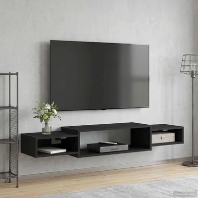 Immagine prodotto di Maison Exclusive - Mobile TV da parete, supporto a parete, rovere nero