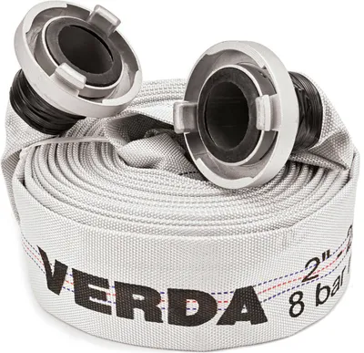 Produktbild von Schlauch 2" mit C Storz Flachschlauch Bauschlauch Feuerwehrschlauch 20m WP20C