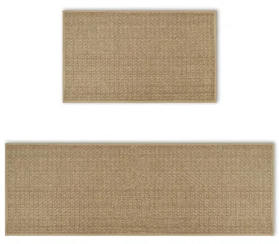 Küchenmatten-Set, waschbar, 43x73 cm + 43x118 cm, 2 Stück