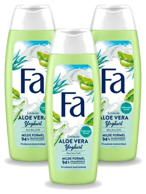 Produktbild von 3 x Fa Yoghurt Aloe Vera Duschgel - 250 ml - Vorteilspackung - 3 Stücke