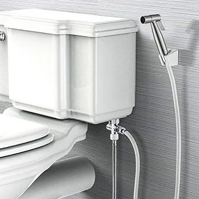 Productafbeelding van Bidet-set met handdouche en slangadapter voor toilet