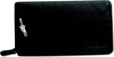 Produktbild von Portemonnaie schwarz Old River Leder D2OPD410S