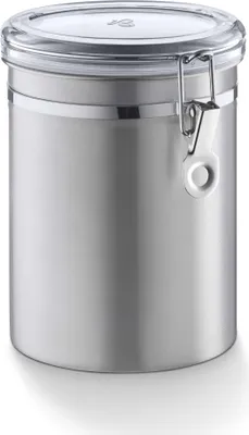 Image de Tchibo boîte aromatique, boîte à café, volume de remplissage 500g, étanche à l'arôme, acier inoxydable