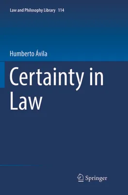 Obrázek produktu pro Certainty in Law