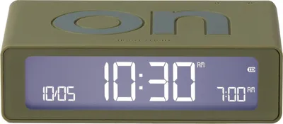 Lexon LR158K9 Digitalwecker Flip Mini Khaki Grün 1