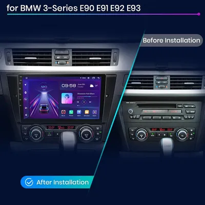 Image de Autoradio avec écran IPS de 9 pouces - 6 Go de RAM et 128 Go de stockage - Android 13 - GPS
