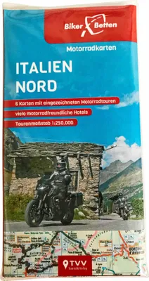 Produktbild von Motorradkarten Set Italien Nord