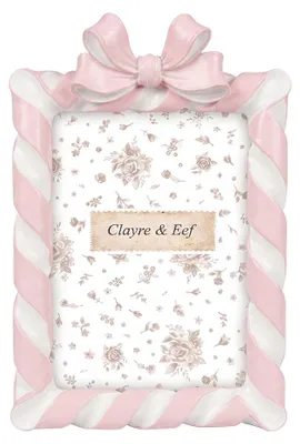 Produktbild von Clayre & Eef Bilderrahmen Rosa Kunststoff