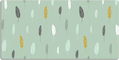 Produktbild von Schreibtischmatte Tischunterlage 100x50 cm Mauspad - Laub