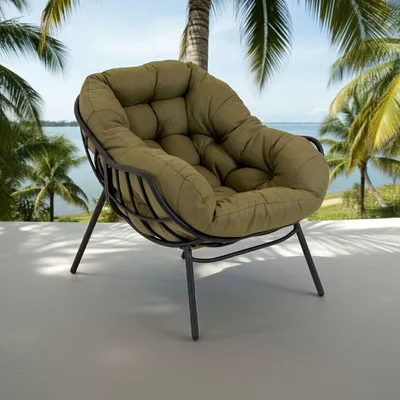 Produktbild von Lesli Living Relaxsessel Cozy Olive anthrazit/olivgrün