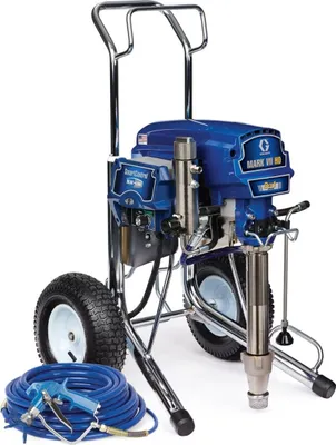 Immagine prodotto di Agregat malarsko-szpachlarski Graco Mark VII Max Standard 230 V, ideale per lavori di verniciatura e riempimento, con sistema BlueLink, pompa Endurance e motore MaxPower.