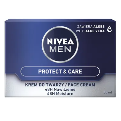 Obrázok produktu pre Krmy pre muov na tvr Nivea Men Protect & Care 50ml