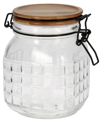 Image de Pot en verre avec couvercle, 1100 ml