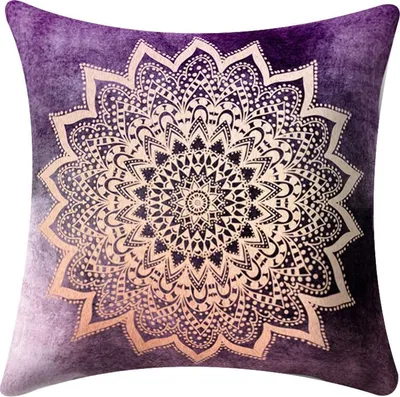 Produktbild von 45x45cm Quadratische Kissenbezüge mit Stechapfelblütenmuster (B)