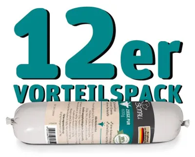 Produktbild von Bonali Hundewurst Ziege pur 12x600g