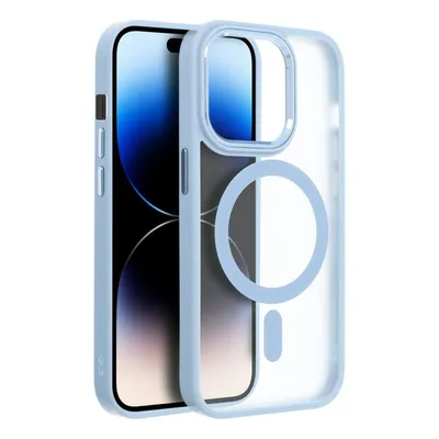 Image de Coque MagSafe mate compatible avec l'iPhone 16 Pro Max bleu